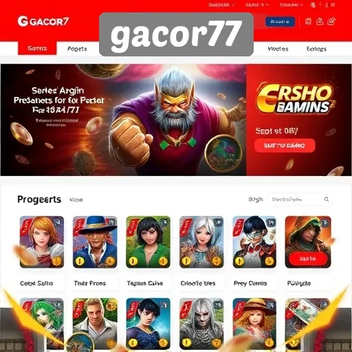 Gacor77 Situs Game Terpercaya untuk Para Penggemar